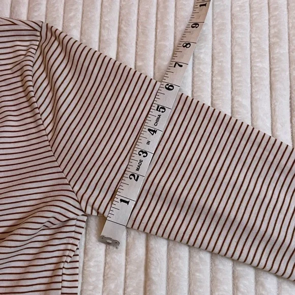 Boutique | Striped Women's Top | Lace Detail - Picture 9 of 13